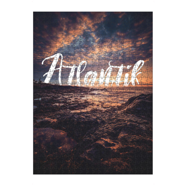 Puzzle Ravensburger "Atlantik" artboxONE - Typografie,Natur,Reise,Reise / Strand und Meer