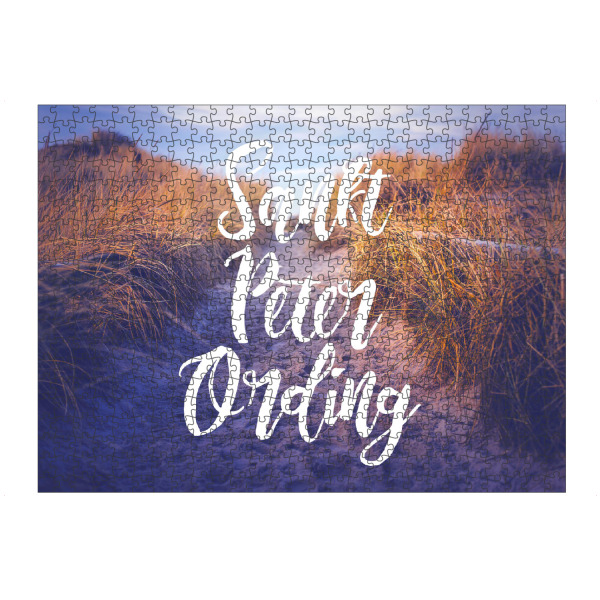 Puzzle Ravensburger "Sankt Peter Ording" artboxONE - Typografie,Natur,Reise,Reise / Strand und Meer