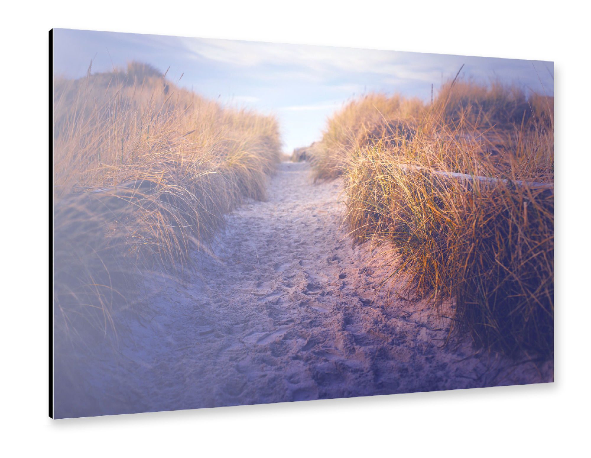 Alu-Dibond "Ab zum Strand" 75x50 cm artboxONE