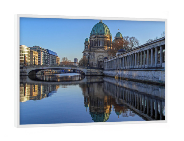 Poster mit weißem Rahmen "Berliner Dom 2" artboxONE - Städte / Berlin,Architektur