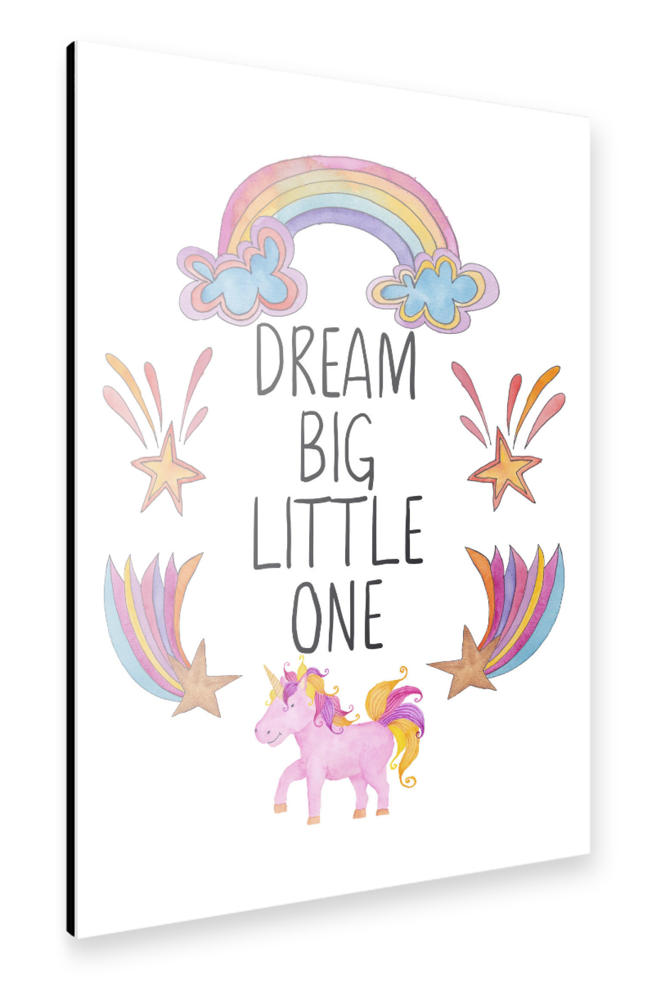 Alu-Dibond "Dream Big Little One" 75x50 cm artboxONE