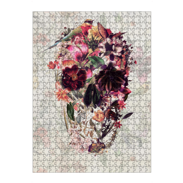 artboxONE Puzzle "New Skull Light" artboxONE - Natur,Floral