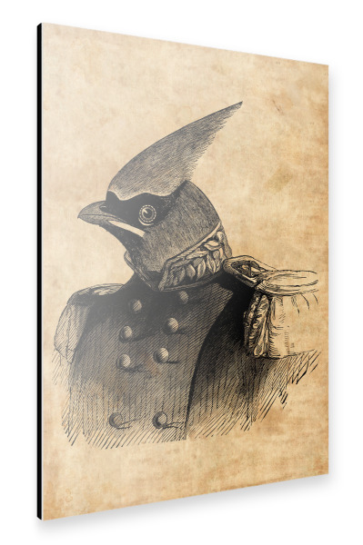 Alu-Dibond "General Seidenschwänze" 30x20 cm artboxONE