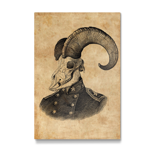 Galerie-Print "Steampunk Ziegenschädel" 30x20 cm artboxONE