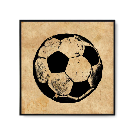 Fußball - Antikes Papier