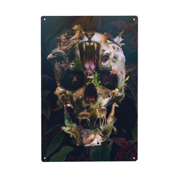 Metall Poster "Kingdom" artboxONE - Natur,Floral,Tiere