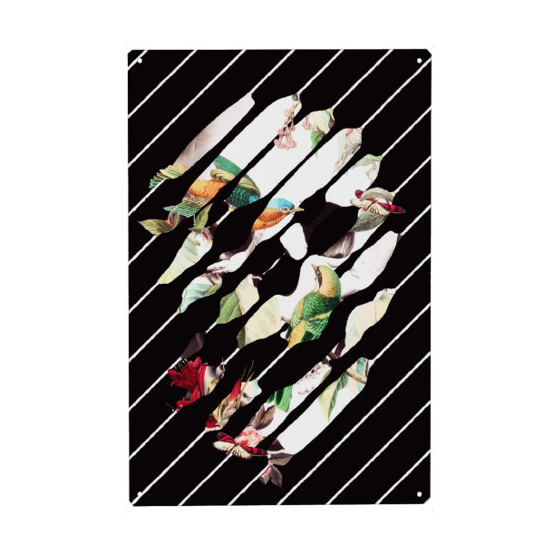 Metall Poster "Memory" artboxONE - Natur,Floral,Schwarzweiß