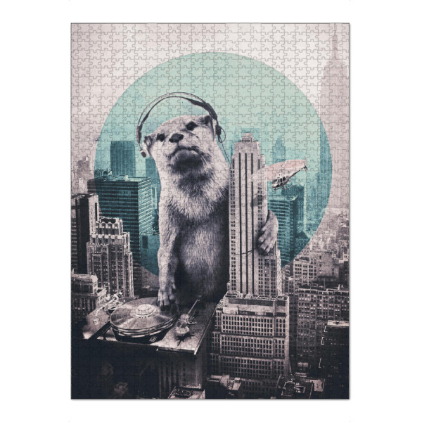 Puzzle Ravensburger "Dj" artboxONE - Tiere,Comic,Musik,Festivals