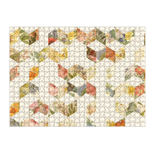 Puzzle Ravensburger "Keziah - Flowers" artboxONE - Floral,Geometrie