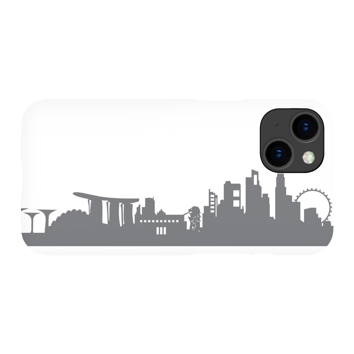 "Singapur 02 Monochrom"für iPhone - Premium-Case Handyhülle artboxONE