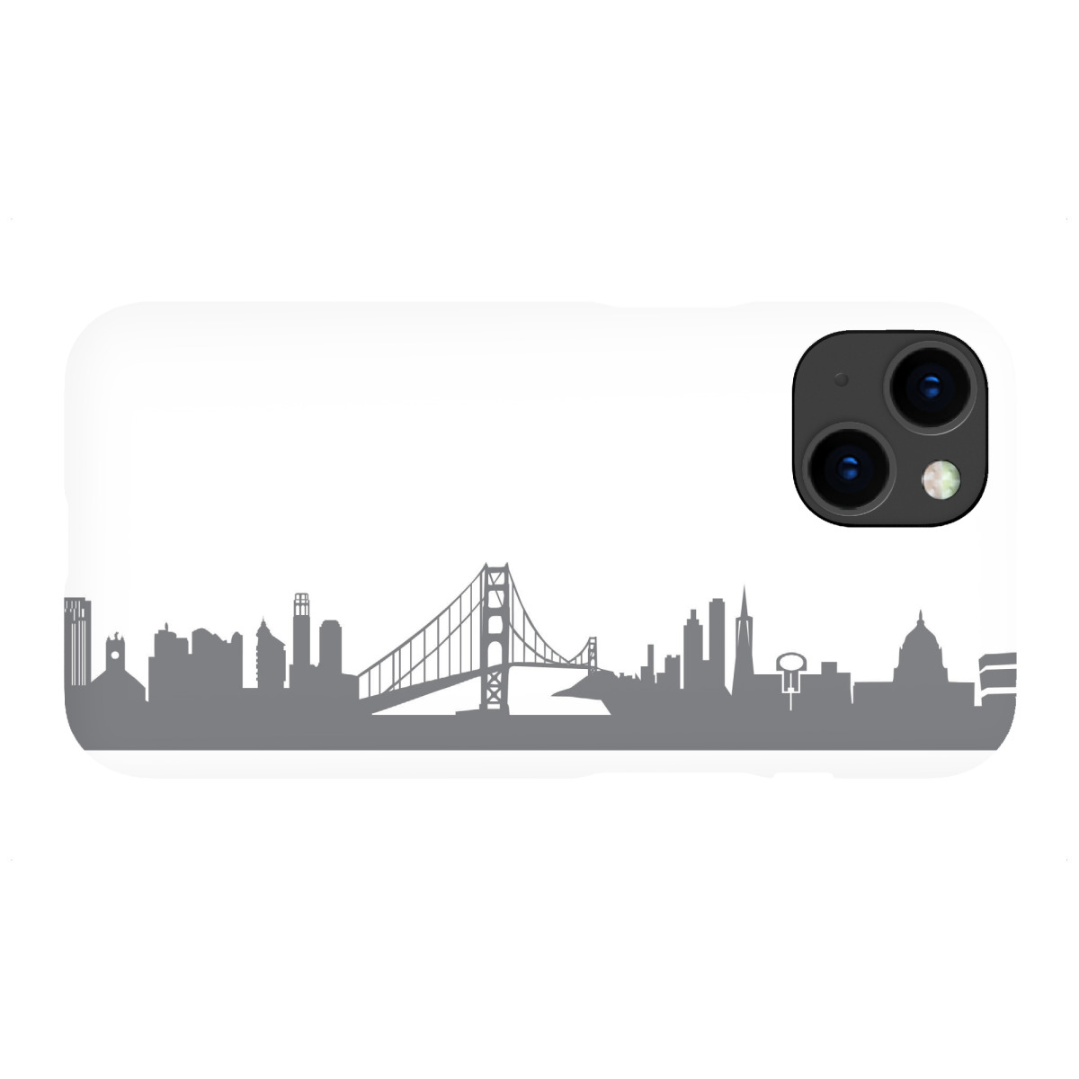 iPhone "San Francisco 02 Monochrom" Premium-Case Handyhülle artboxONE