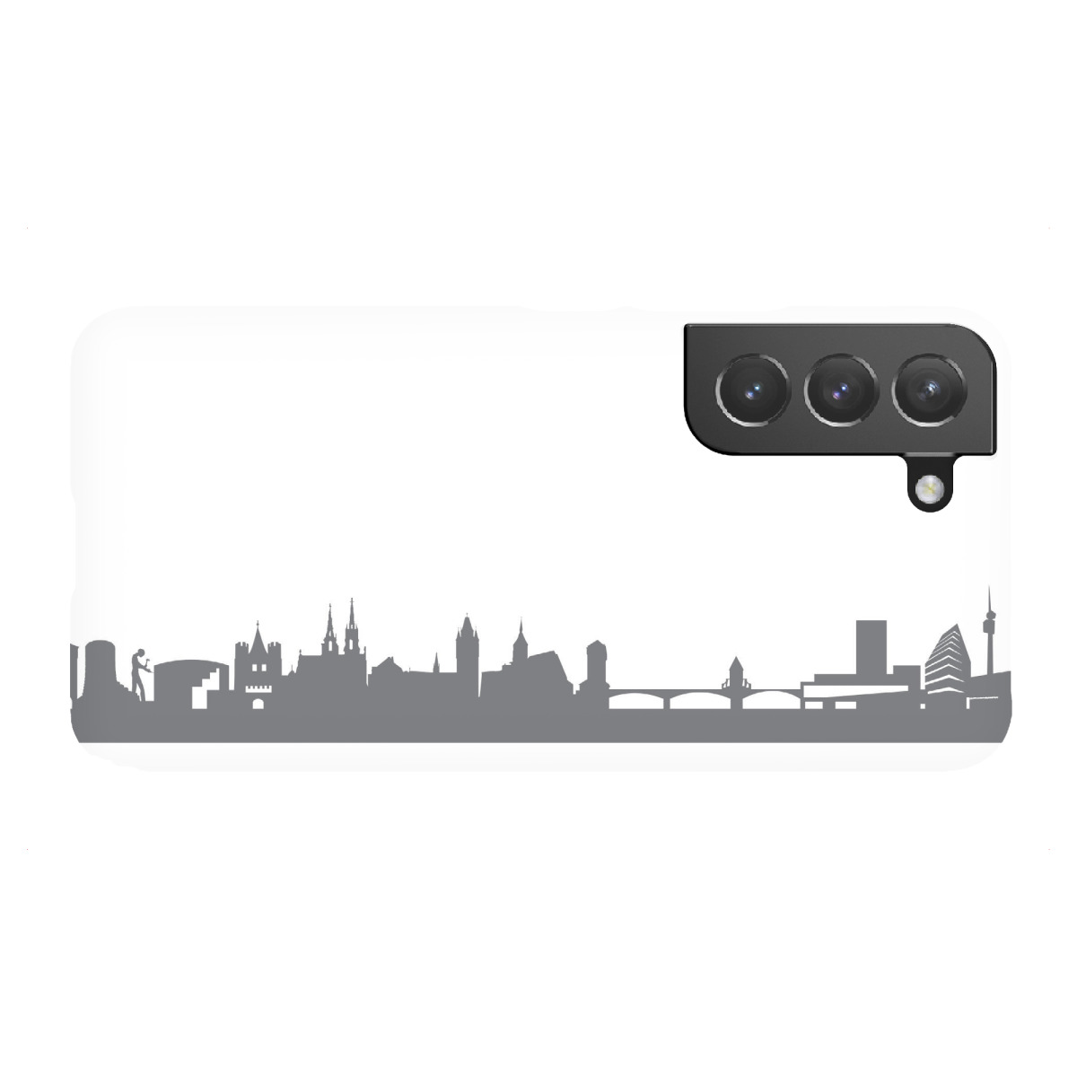 "Basel 02 Monochrom Schiefergrau"für Samsung Galaxy - Premium-Case Handyhülle artboxONE
