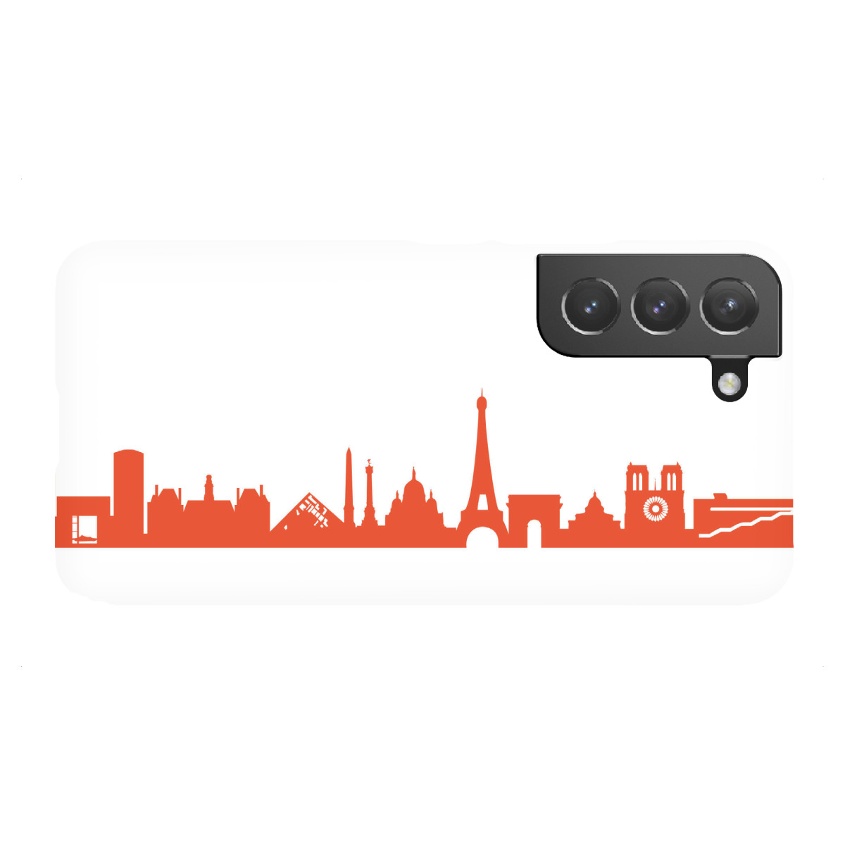 Samsung Galaxy "PARIS 03 Monochrom Tangerine" Premium-Case Handyhülle artboxONE