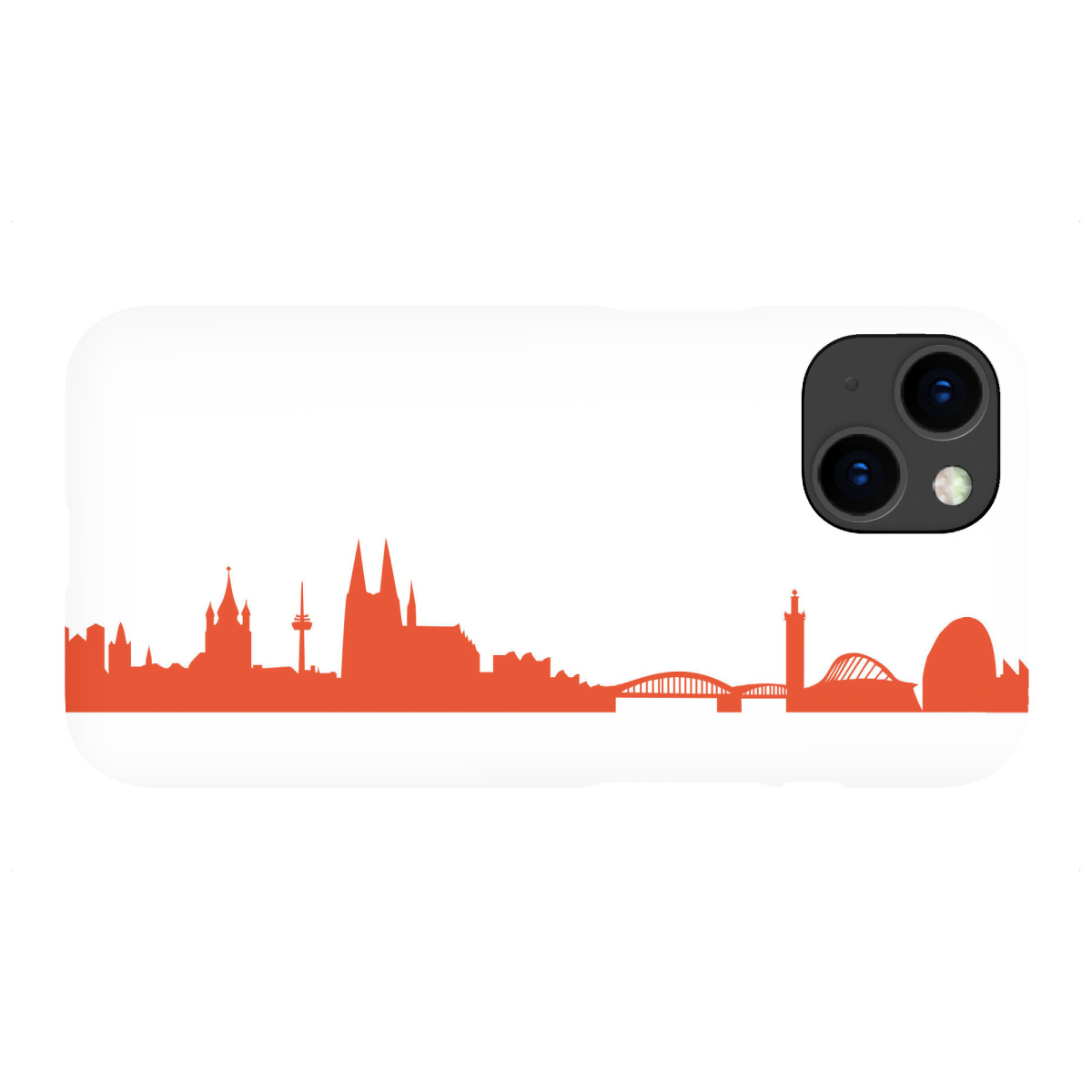 "KOELN tangerine"für iPhone - Premium-Case Handyhülle artboxONE