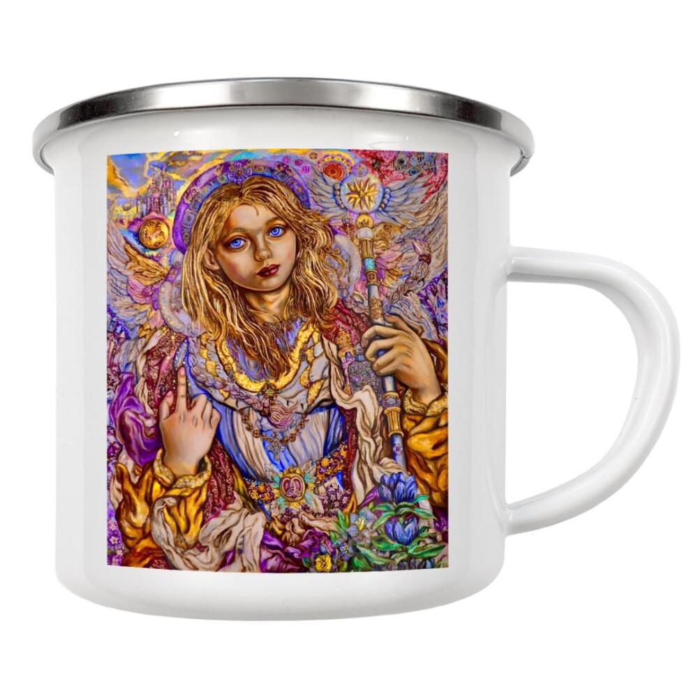 Emaille Tasse "Heilender Erzengel Raphael" artboxONE - Menschen,Weihnachten - Engel,Erzengel,Erzengel raphael,Heilung,Kunst,Fantasie,Religion