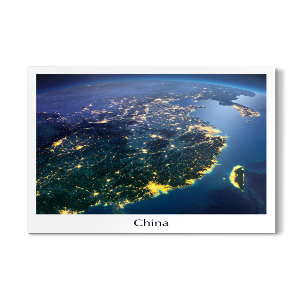 Galerie-Print "China Photograph Night View" 30x20 cm artboxONE