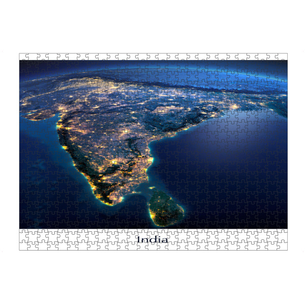 artboxONE Puzzle "India Photograph Night View" artboxONE - Städte,Reise,Reise / Länder