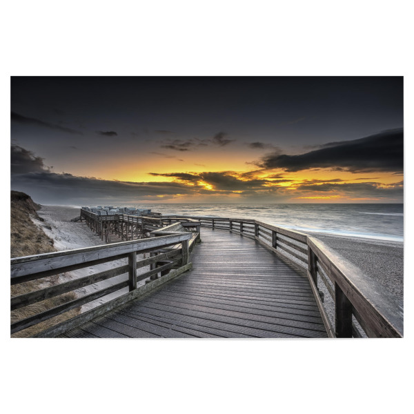 Poster "Sylt Kampen" artboxONE - Natur,Reise / Strand und Meer - Sylt,Kampen,Strand,Meer