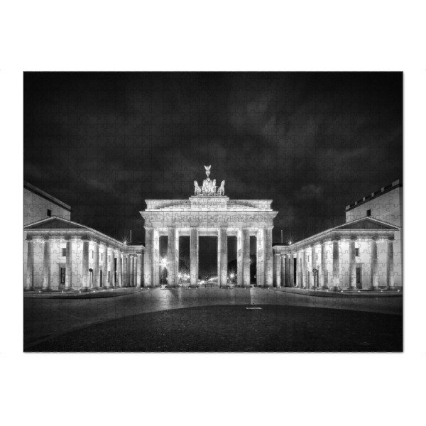 Puzzle Ravensburger "BERLIN Brandenburger Tor | Monochrom" artboxONE - Städte / Berlin,Reise,Schwarzweiß,Architektur