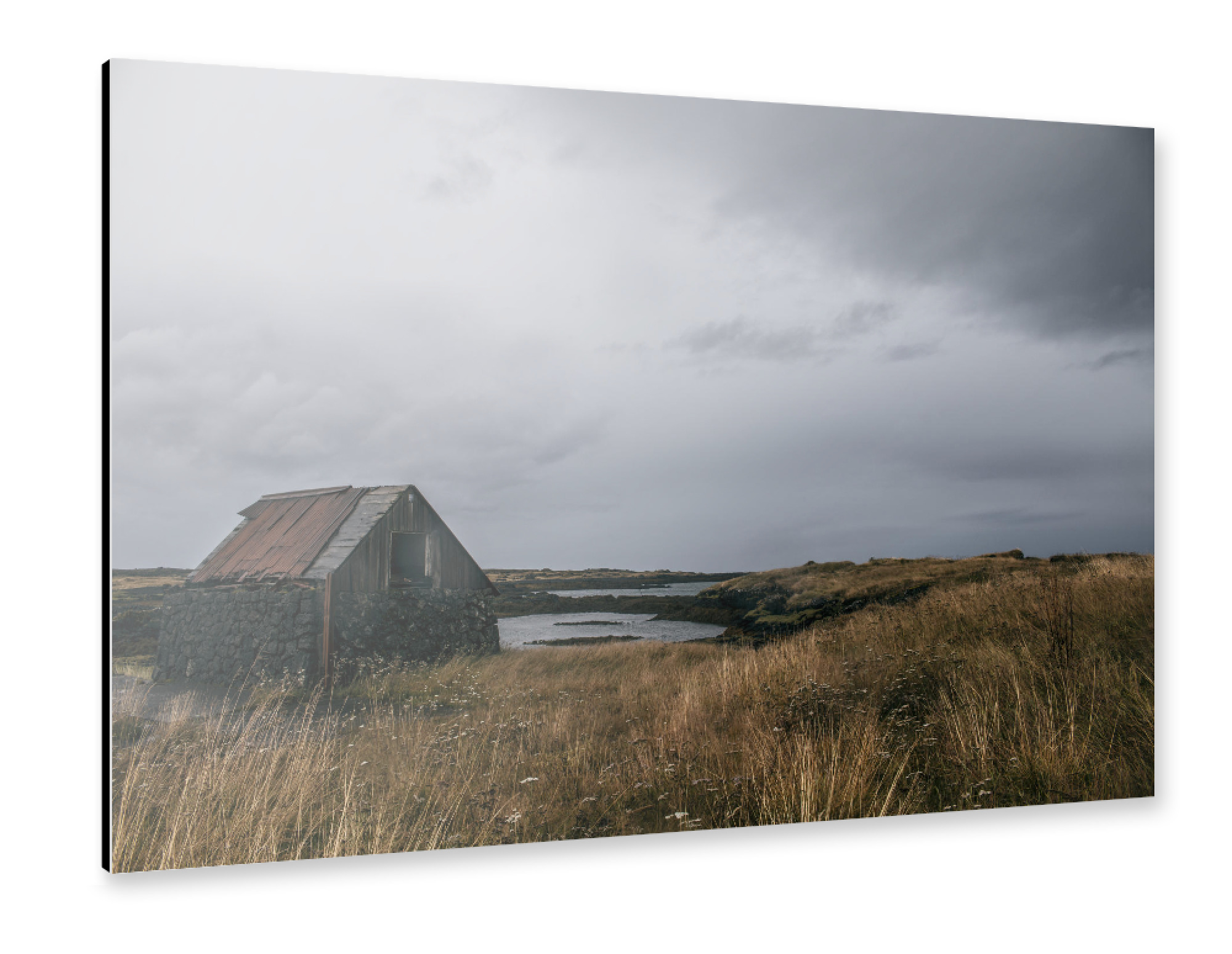 Alu-Dibond "Old Barn" 30x20 cm artboxONE