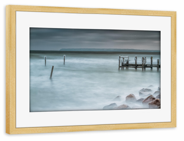 Poster mit Rahmen kiefer "Rügen 3" artboxONE - Natur,Reise / Strand und Meer