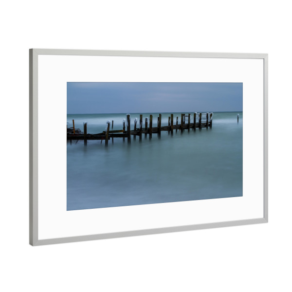 Poster mit Rahmen Silber "Rügen 2" artboxONE - Natur,Reise / Strand und Meer
