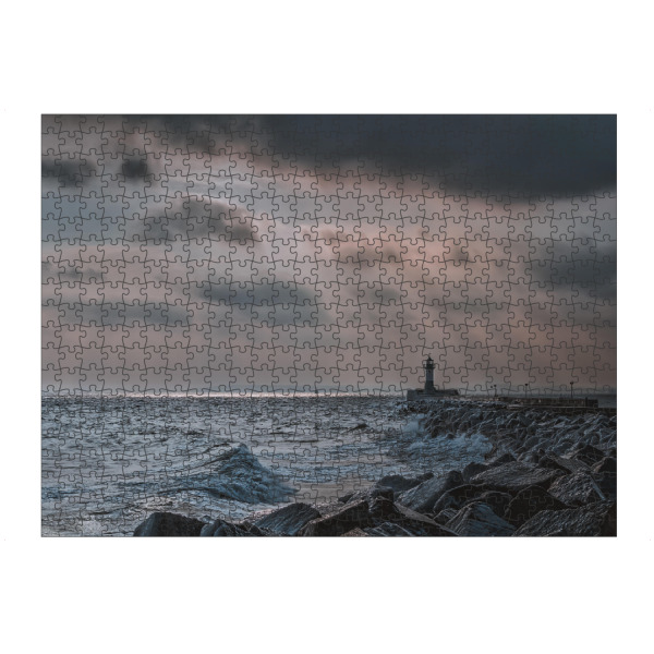 Puzzle Ravensburger "Molenfeuer Sassnitz" artboxONE - Natur,Reise / Strand und Meer
