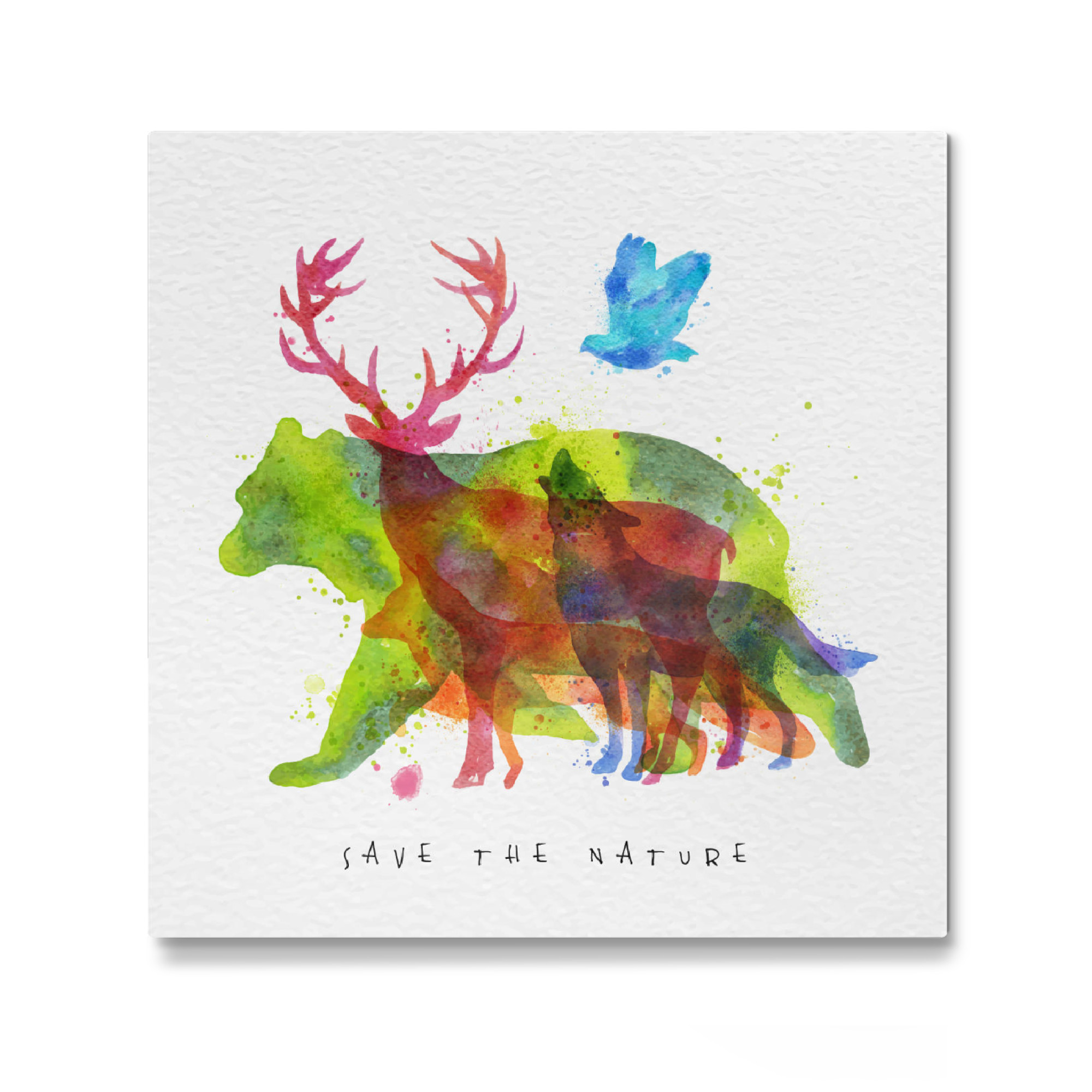 Galerie-Print "Save the Nature" 30x30 cm artboxONE