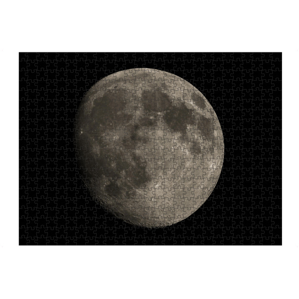 Puzzle Ravensburger "Mond 2" artboxONE - Natur - Mond,Luna,Erdmond,Astronomie,Universum,Weltall,Weltraum - Bild Mond