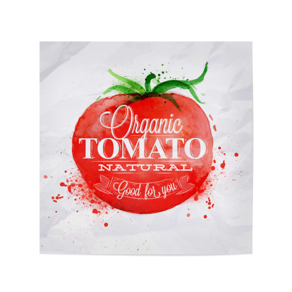 Poster 20x20 cm "Tomato - Good for you" artboxONE - Essen & Trinken