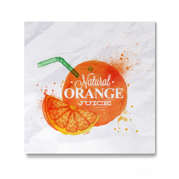 Galerie-Print "Natural Orange Juice" 30x30 cm artboxONE