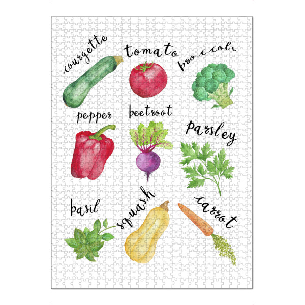 Puzzle Ravensburger "Watercolor Vegetable" artboxONE - Essen & Trinken