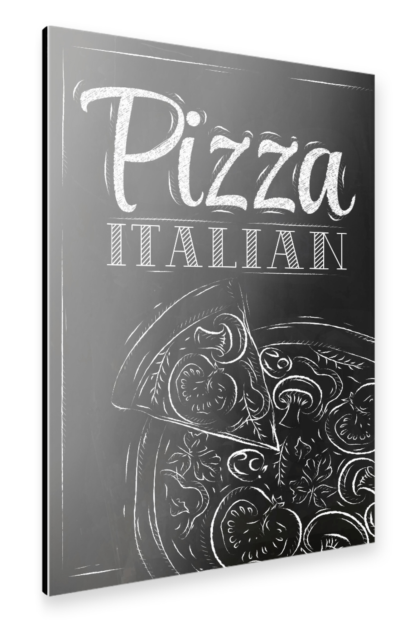 Alu-Dibond "Pizza Italian" 75x50 cm artboxONE