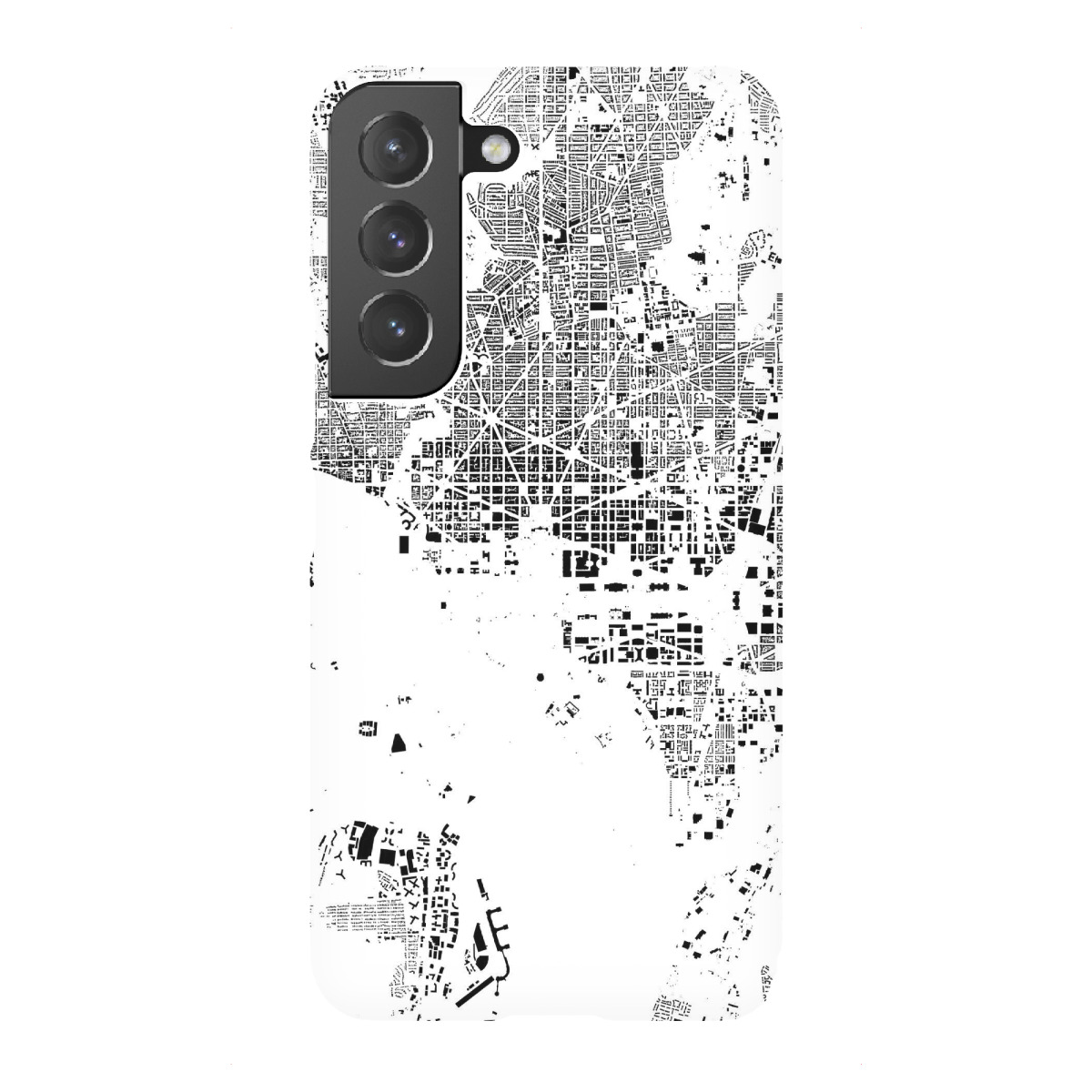 "Washington, USA - Schwarzplan"für Samsung Galaxy - Premium-Case Handyhülle artboxONE