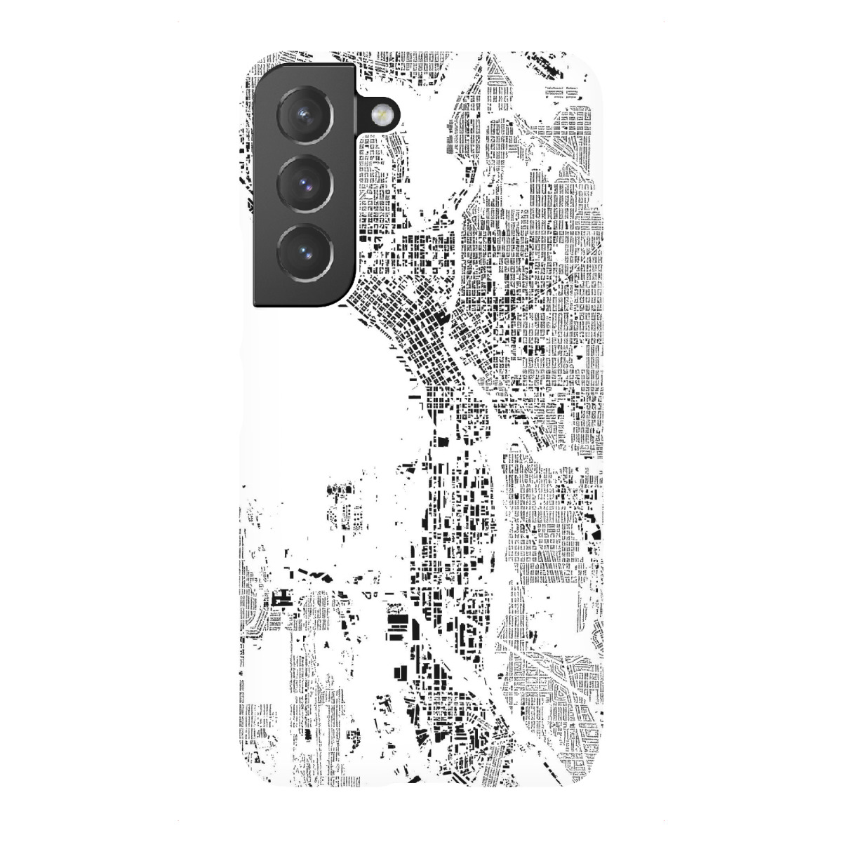 "Seattle, USA - Schwarzplan"für Samsung Galaxy - Premium-Case Handyhülle artboxONE
