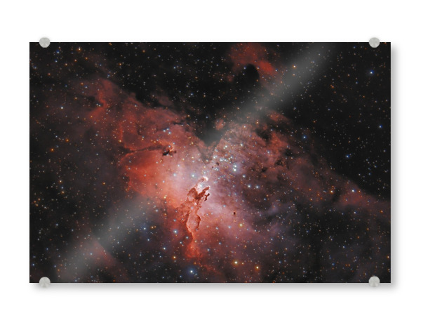 Acrylglasbild "Adlernebel M16" artboxONE - Natur,Fiktion,Galaxy