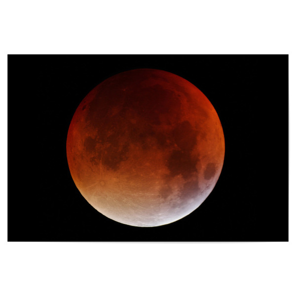 Poster "Mondfinsternis - Blutmond" artboxONE - Natur,Fiktion,Galaxy