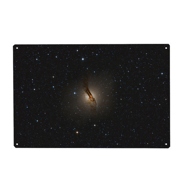 Holzbild "Centaurus A (NGC 5128)" artboxONE - Natur,Galaxy - Centaurus a,Galaxie,Radioquelle,Universum,Astronomie,Weltall,Weltraum,Sterne