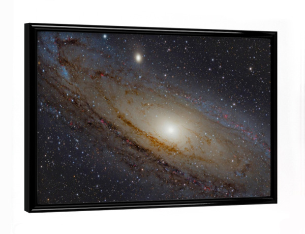 Poster mit schwarzem Rahmen "Emissionsnebel im Sternbild Orion" artboxONE - Natur,Galaxy