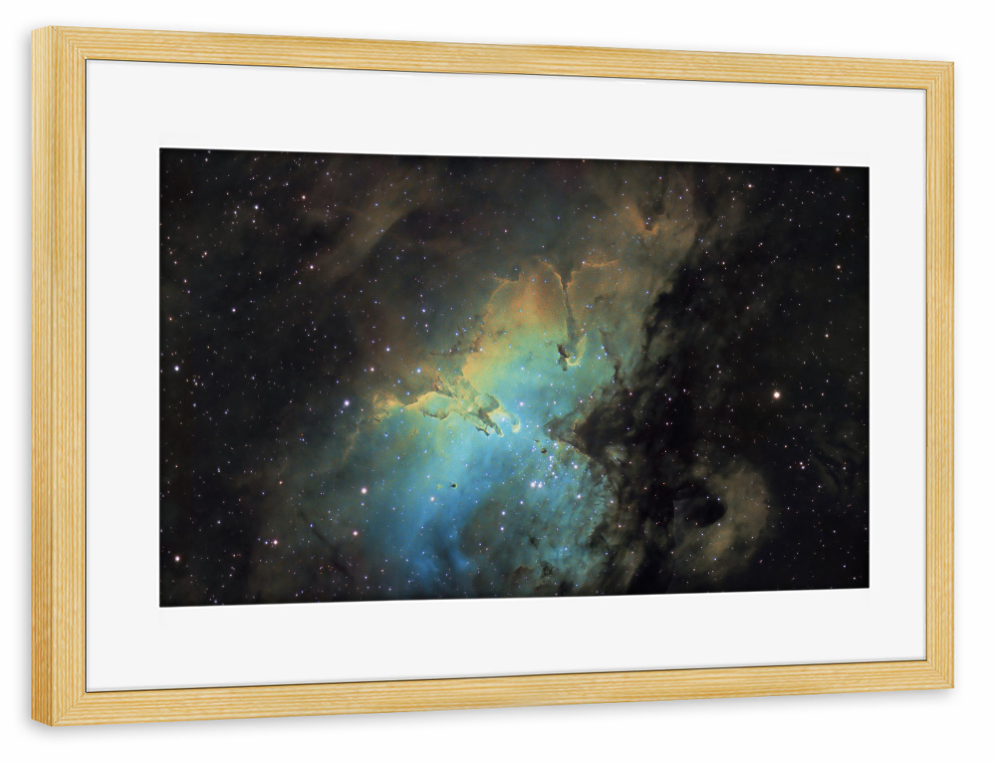 Poster mit Rahmen kiefer "Pillars of Creation" artboxONE - Natur,Galaxy
