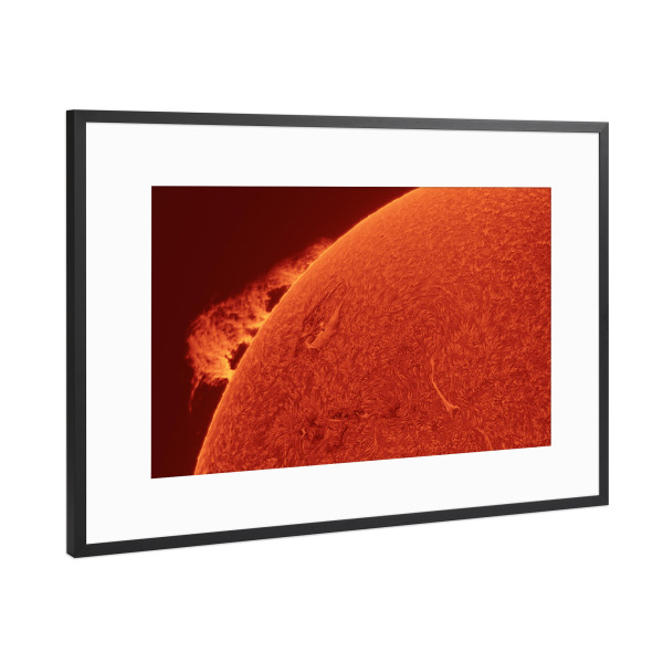 Poster mit Rahmen Schwarz (Metallic) "Sonne" artboxONE - Natur,Galaxy - Sonne,Universum,Astronomie,Weltall,Weltraum,Sterne,Stern