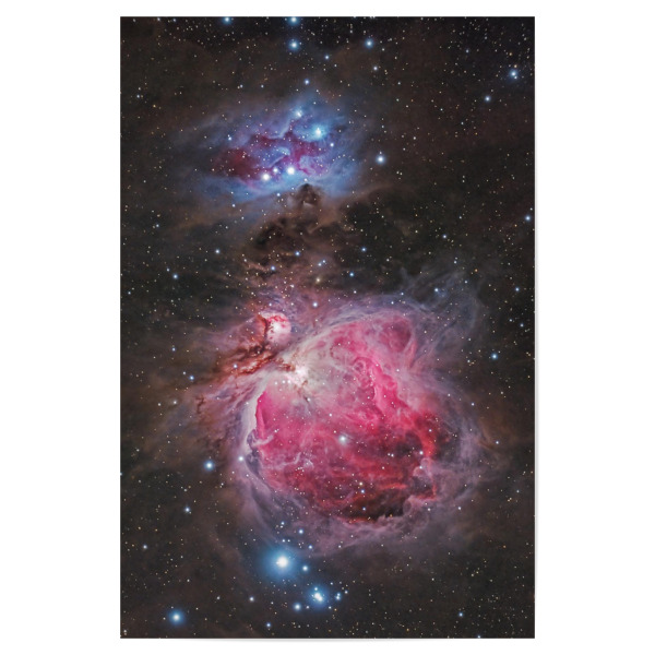 Poster "Orionnebel M42" artboxONE - Natur,Galaxy - Orionnebel,Messier 42,Orion,Galaxie,Universum,Astronomie,Weltall,Weltraum,Sterne