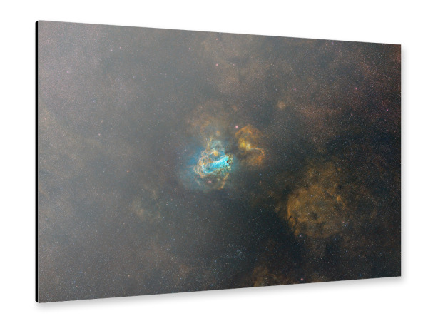 Alu-Dibond "Messier 17" 30x20 cm artboxONE