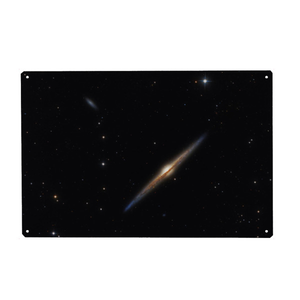 Holzbild "Spindelgalaxie" artboxONE - Natur,Galaxy - Spindelgalaxie,Ngc 4565,Universum,Galaxie,Weltall,Weltraum,Sterne,Nebel