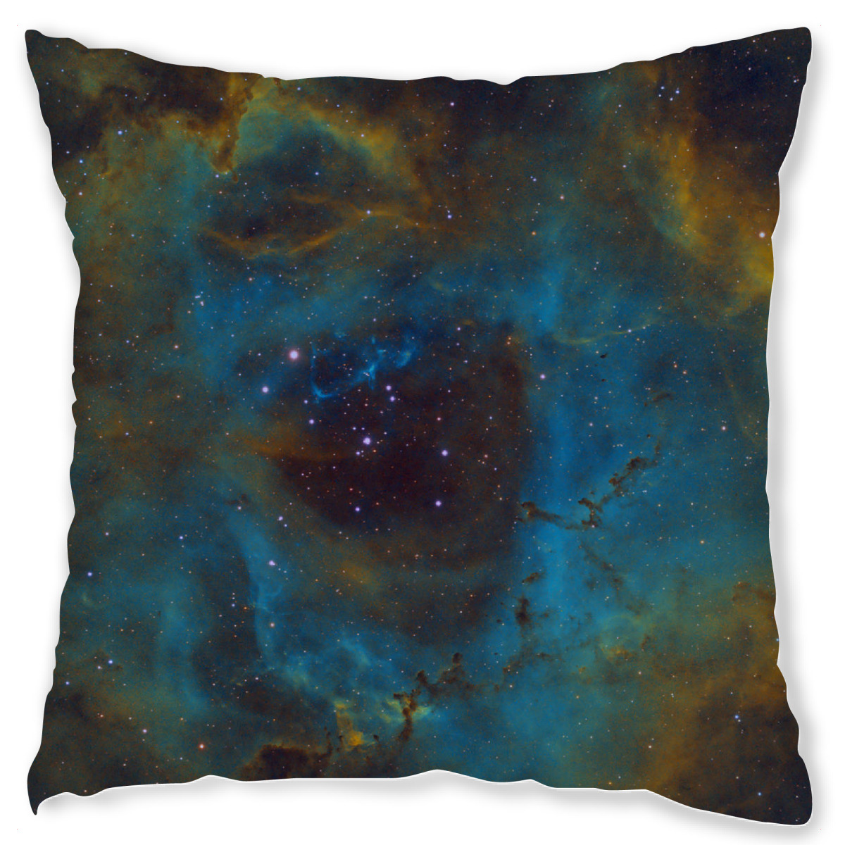 Design-Kissen "Rosettennebel - Hubbe-Palette" artboxONE - Natur,Galaxy