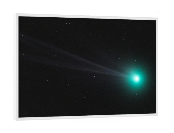 Poster mit weißem Rahmen "Komet C/2014 Q2 Lovejoy 2" artboxONE - Natur,Fiktion,Galaxy - Komet,C/2014 q2,Lovejoy,Universum,Weltall,Weltraum,Sterne