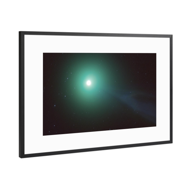 Poster mit Rahmen Schwarz (Metallic) "Komet C/2014 Q2 Lovejoy" artboxONE - Natur,Fiktion,Galaxy