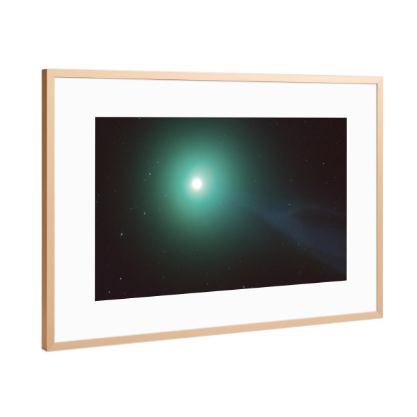 Poster mit Rahmen Kupfer "Komet C/2014 Q2 Lovejoy" artboxONE - Natur,Fiktion,Galaxy