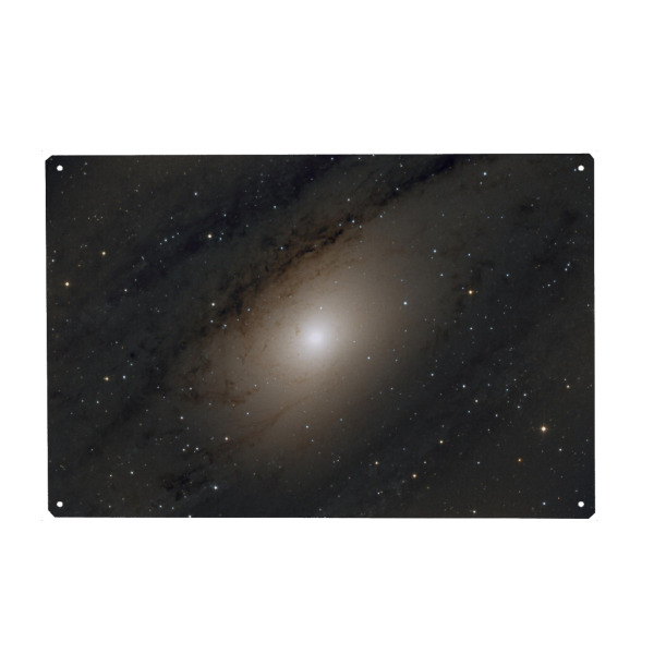Metall Poster "Andromeda-Galaxie (M31)" artboxONE - Natur,Fiktion,Galaxy