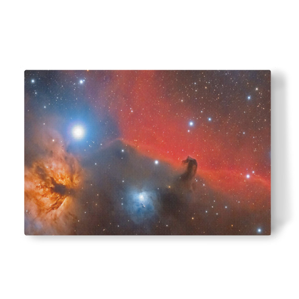 Leinwandbild "Region um IC 434" artboxONE - Natur,Fiktion,Galaxy